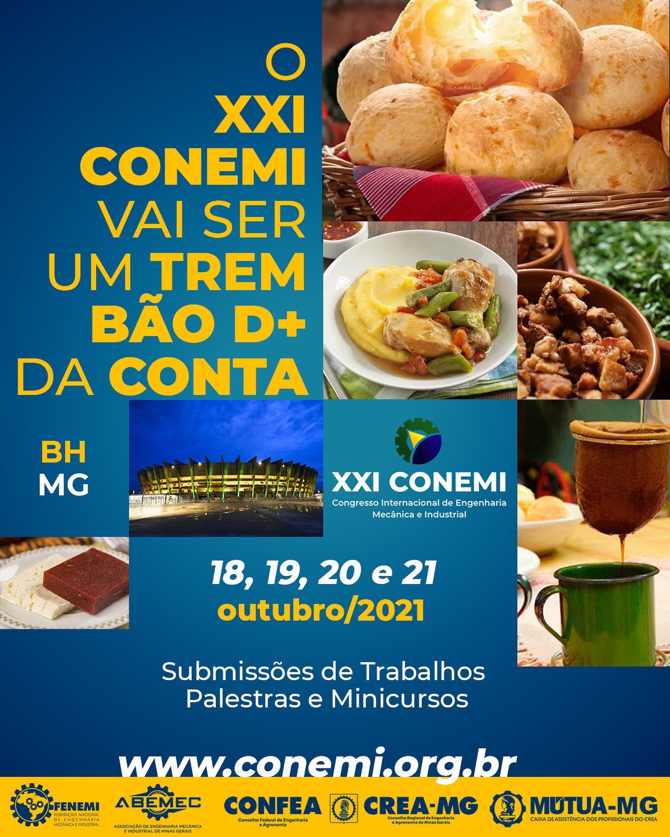 Ainda dá tempo! Faça a submissão do seu trabalho acadêmico e/ou faça sua inscrição para os mini cursos! Acesse: CONEMI.ORG.BR