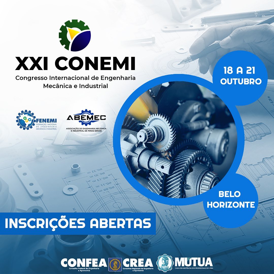 Hoje, 17/09/2021: último dia para inscrições! Apresentação de trabalhos acadêmicos, mini cursos e palestras! Acesse: CONEMI.ORG.BR