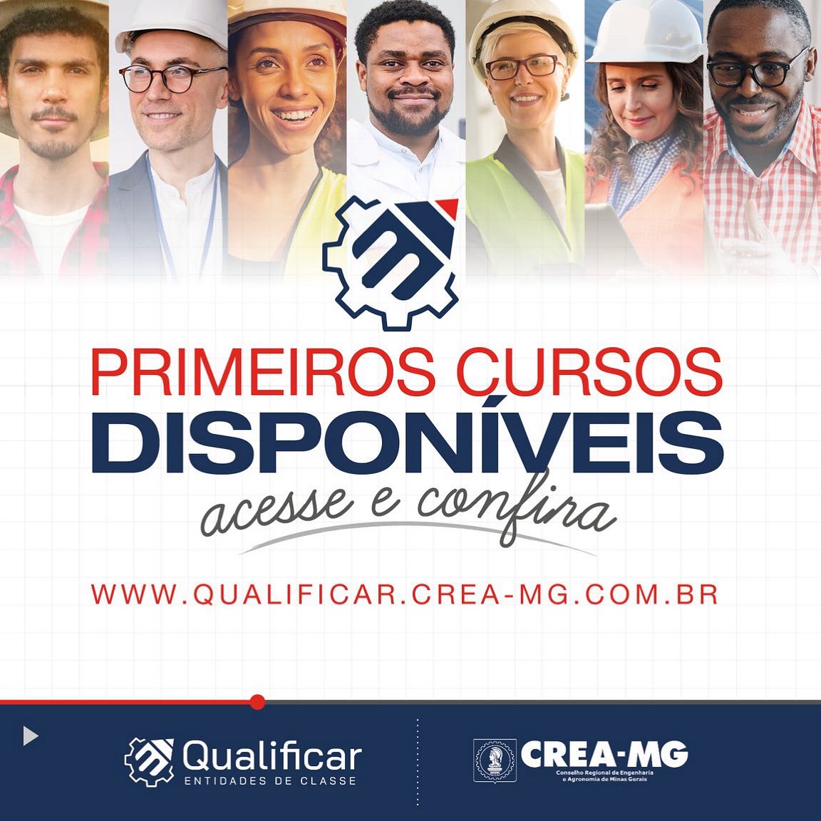 Se você tem registro ou visto no Crea-MG e está em dia com o Conselho, pode se inscrever nos cursos do Qualificar! Acabamos de lançar dos cursos para você: 'Fazendo laudos de vistoria e inspeções (uso de drone, câmera termográfica e outras tecnologias)' e 'Administração, fiscalização e diligenciamento de obras de engenharia'.Para acessar a área do aluno, entre com o mesmo usuário e senha que você utiliza na plataforma de serviços online do Conselho. Depois, basta completar o seu cadastro e começar a estudar.Acesse https://qualificar.crea-mg.com.br/ e saiba todas as informações#CreaMG #Crea #Confea #Qualificar#CursosEngenharia #soea