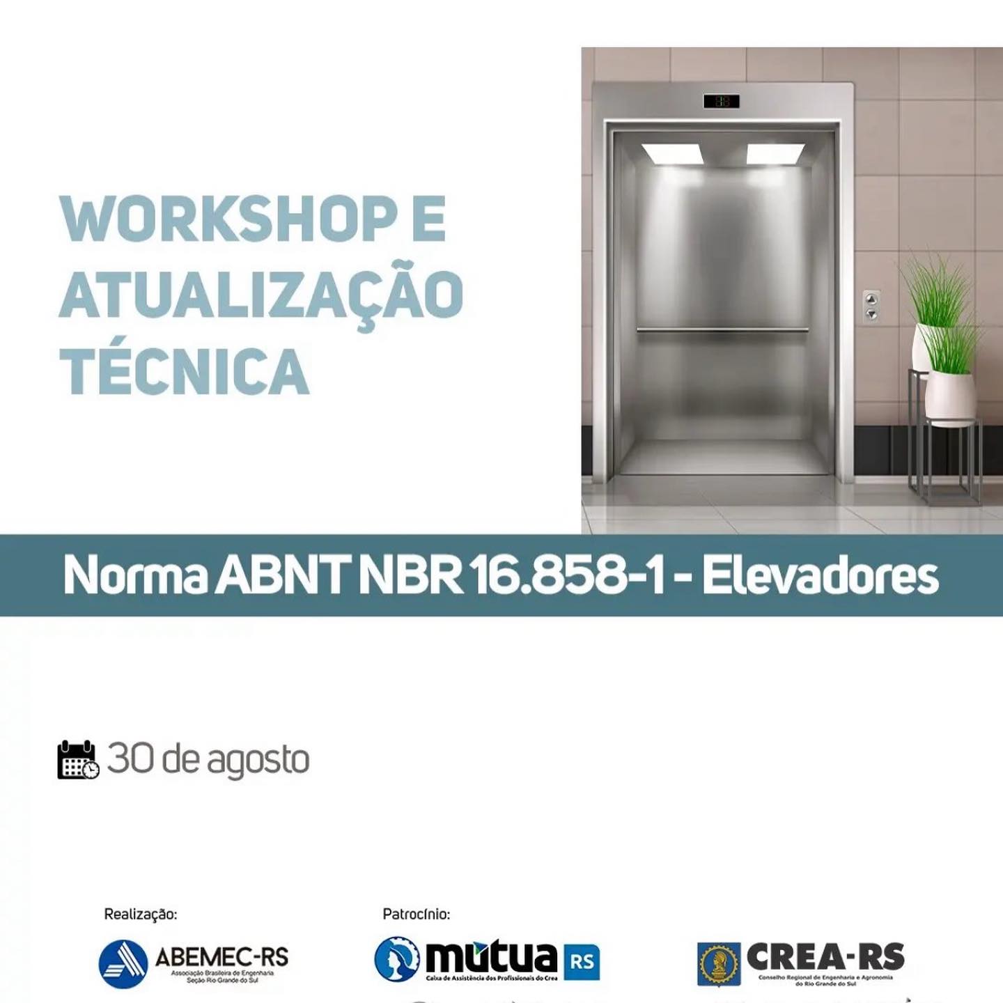É amanhã! Palestra híbrida: presencial e on-line. Faça sua inscrição!