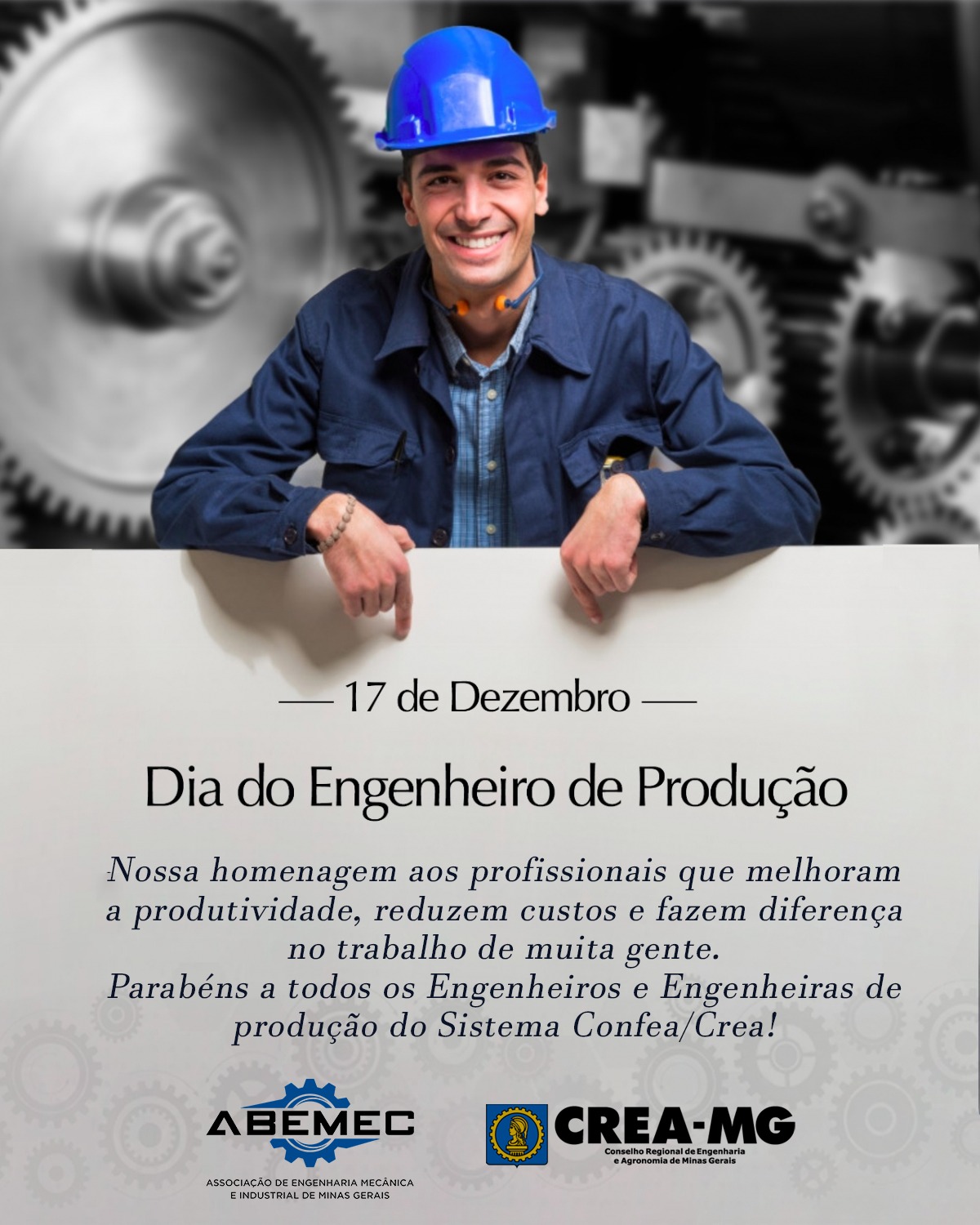 Nossa homenagem por causa da importância desses profissionais que otimizam processos, gerenciam sistemas, conectam gestão e engenharia, impulsionam a eficiência e inovação, sendo essenciais para a produtividade e resultados das empresas, transformando desafios em soluções e construindo o futuro da indústria. Parabéns a todos os Engenheiros e Engenheiras de Produção pelo seu dia!!